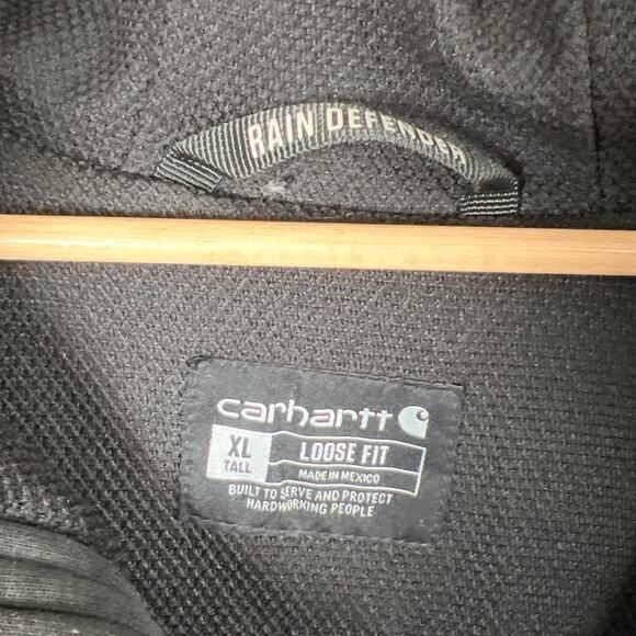 Carhartt Rain Defender Loose Fit Size XL Thermal Lien XLT Cotton/Poly Zip Up - Picture 3 of 7